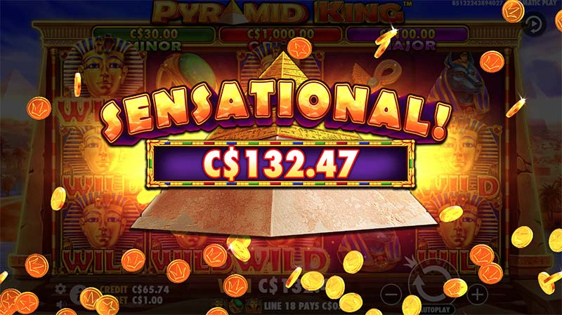 Pyramid King Win